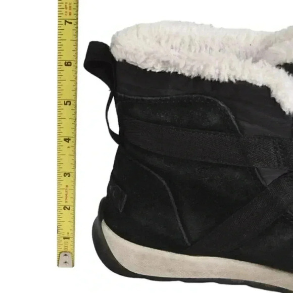 Sorel Whitney II Flurry Waterproof Boot Suede Insulated Black Size 8 - Picture 14 of 14